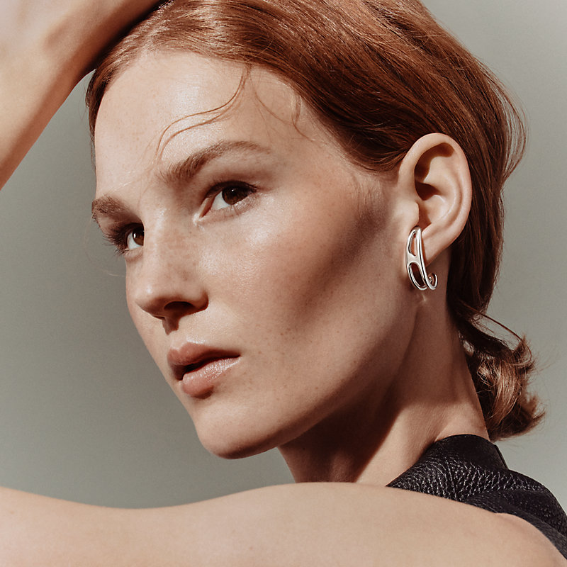 Chaine d'ancre Punk earrings | Hermès Mainland China